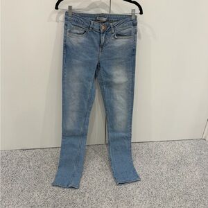 Zara Light Blue Skinny Jeans